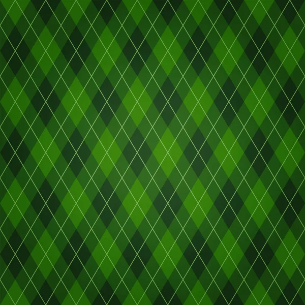 Vector Sömlös Grön Bakgrund För Saint Patrick Day — Stock vektor
