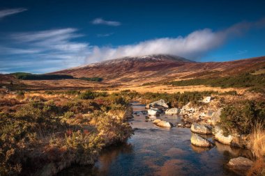 Wicklow Dağları'nda soğuk öğleden sonra