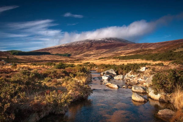 Zimno po południu, w Górach Wicklow — Zdjęcie stockowe