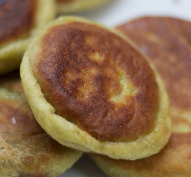 Ev yapımı Kore Hotteok Yeşil Çay Krepleri