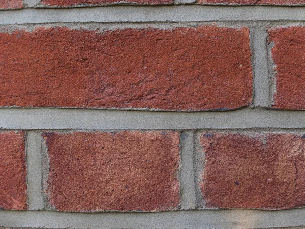 Gri harçla eski İngiliz tuğlasını kapat