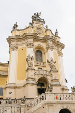 Lviv, Ukrayna. Ekim 2019. Aziz George Katedrali
