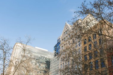 Seattle, Washington, ABD. Mart 2020. Öncü kare alanındaki binalar