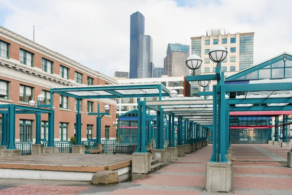 米国ワシントン州シアトル 2020年3月 中央鉄道駅 — ストック写真