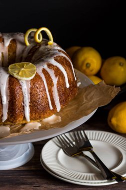 Limonlu haşhaşlı kek..