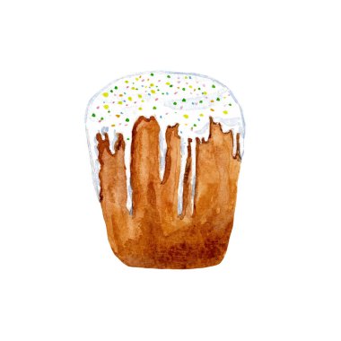 Kremalı Paskalya pastası.