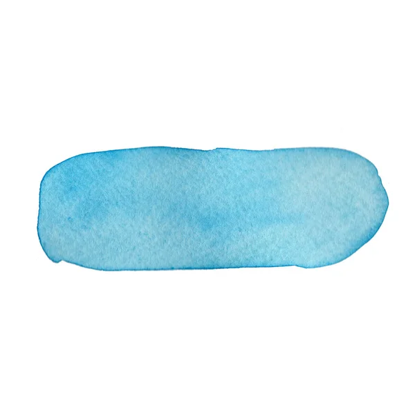 Acuarela abstracta azul spalsh. Textura acuarela, fondo — Foto de Stock