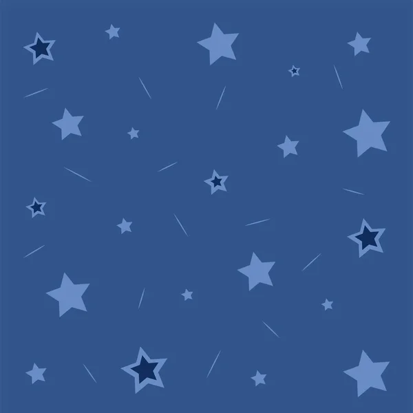 Klasszikus kék háttér. 2020 csillagok színes illusztráció — Stock Vector