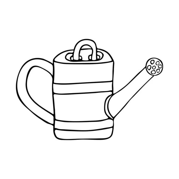 Watering can for watering flowers and plants — 스톡 벡터