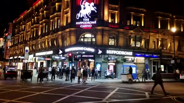 Nightlife Kota London — Stok Video