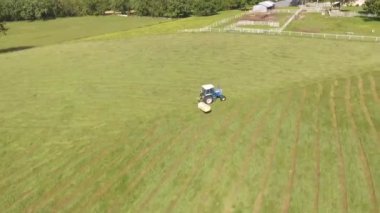 Traktör Çim biçme Alanı Üst Görünümü