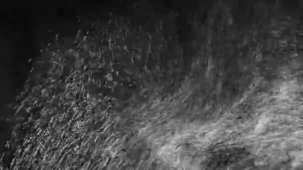 Взрывная Пыль Дым Черном Фоне — стоковое видео