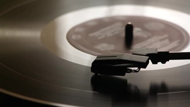 Turntable Plays Disc — Stok Video