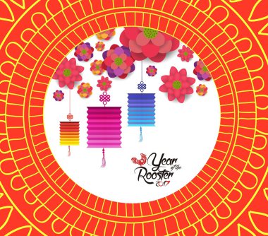 Çin Yeni Yıl Şablonu 