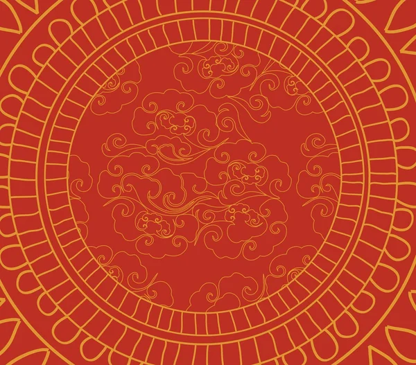Traditionelle chinesische Muster Hintergrund — Stockvektor