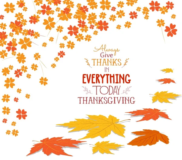 Thanksgiving day achtergrond — Stockvector