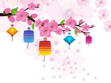 Mutlu yeni yıl 2018 çiçeği tebrik kartı. Köpek Çin yeni yılı (hiyeroglif: köpek)