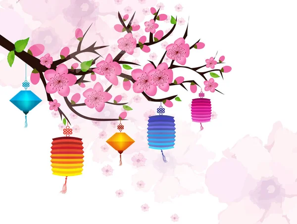 Mutlu yeni yıl 2018 çiçeği tebrik kartı. Köpek Çin yeni yılı (hiyeroglif: köpek)