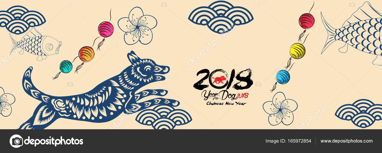 chinese new year greetings dog