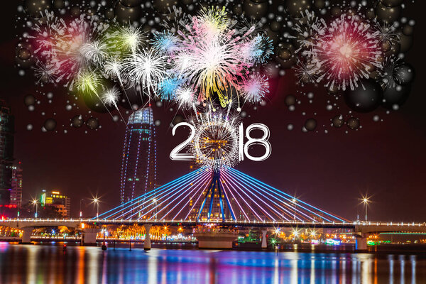  Cheerful fireworks display on Bridge