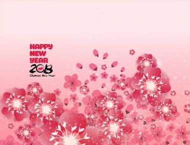 Çin Yeni Yılı'nın dekorasyon çiçeği bahar festivali için 