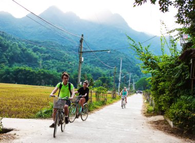 Ban Lac, Mai Chau, Hoa Binh Bisiklete binme