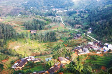 Dağ geçidi Ha Giang, Vietnam