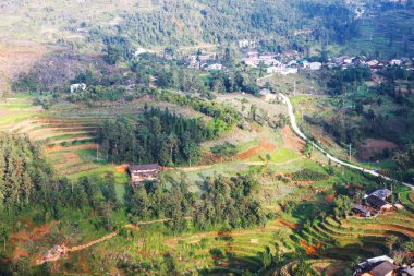 Dağ geçidi Ha Giang, Vietnam