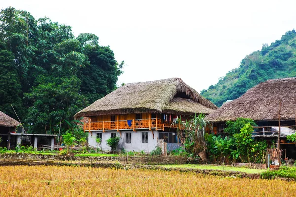Tradycyjny dom patetyczne, ten uroczy domu pobytu należy do lokalnej rodziny Tay — Zdjęcie stockowe