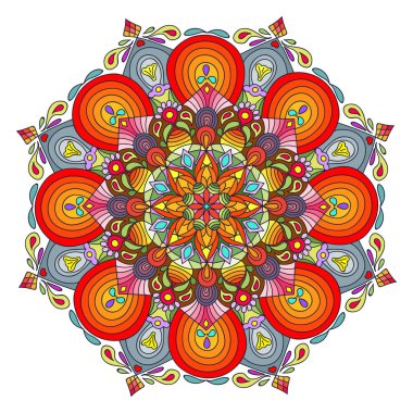 Mandalas, Ramazan Kareem. Klasik dekoratif elementler. Oriental desen, vektör çizimi. İslam, Arapça, Hintçe, Türkçe, Pakistanca, Çince, Osmanlıca motifler