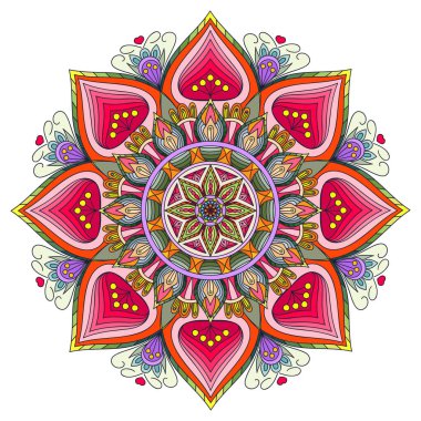 Mandalas, Ramazan Kareem. Klasik dekoratif elementler. Oriental desen, vektör çizimi. İslam, Arapça, Hintçe, Türkçe, Pakistanca, Çince, Osmanlıca motifler