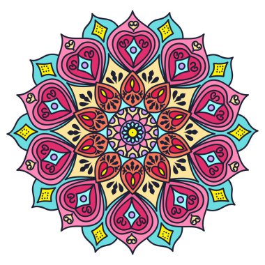 Mandalas, Ramazan Kareem. Klasik dekoratif elementler. Oriental desen, vektör çizimi. İslam, Arapça, Hintçe, Türkçe, Pakistanca, Çince, Osmanlıca motifler
