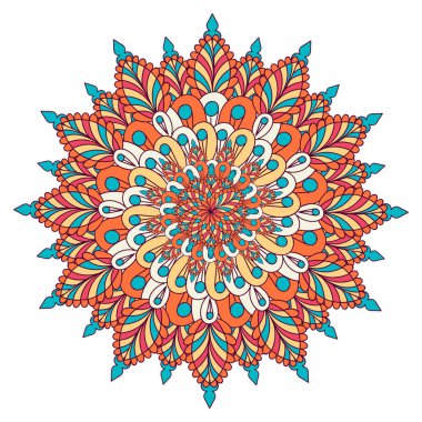 Mandalas, Ramazan Kareem. Klasik dekoratif elementler. Oriental desen, vektör çizimi. İslam, Arapça, Hintçe, Türkçe, Pakistanca, Çince, Osmanlıca motifler
