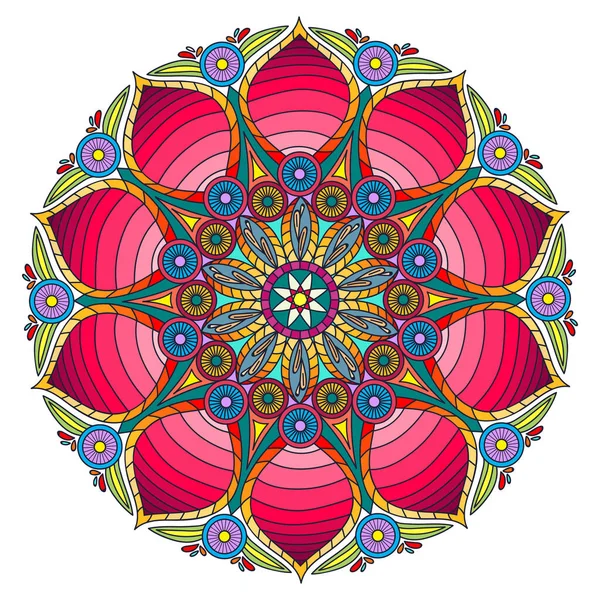 Mandalas Ramadán Kareem Elementos Decorativos Vintage Patrón Oriental Ilustración Vectorial — Vector de stock