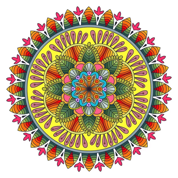 Mandalas Ramazan Kareem Klasik Dekoratif Elementler Oriental Desen Vektör Çizimi — Stok Vektör