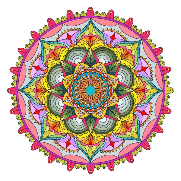 Mandalas Ramadán Kareem Elementos Decorativos Vintage Patrón Oriental Ilustración Vectorial — Archivo Imágenes Vectoriales