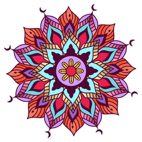 Mandalas Ramadán Kareem Elementos Decorativos Vintage Patrón Oriental Ilustración Vectorial — Vector de stock