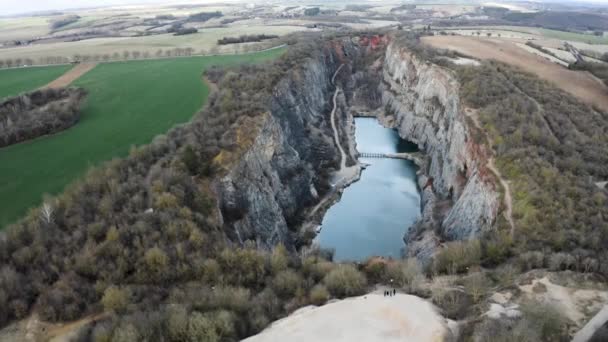 Каньйон Велика Америка в Чеській Республіці. — стокове відео