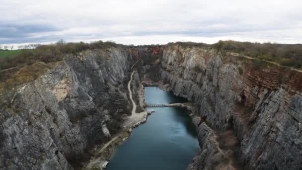 Canyon Μεγάλη Αμερική στην Τσεχική Δημοκρατία — Αρχείο Βίντεο