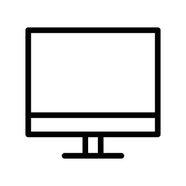 Beyaz Arkaplan Lcd Simgesi