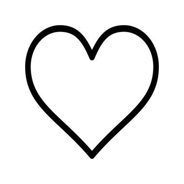 İstek Listesi Gönül Simgesine Beyaz Arkaplan Ekle