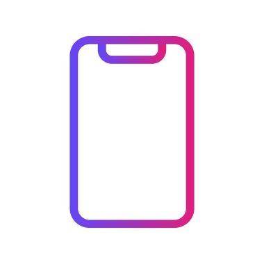 Beyaz Arkaplan ile Gradyan Hücre Simgesi