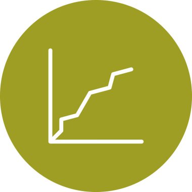 Beyaz Arkaplan ile Yuvarlak İşlem Simgesi