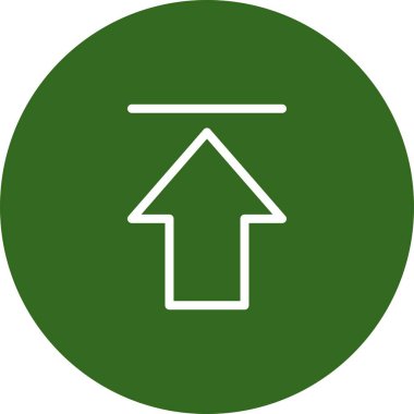 Beyaz Arkaplan ile Yuvarlak Gönderme Simgesi