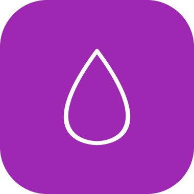 Yuvarlak Köşe Bırakma Simgesi Beyaz Arkaplan