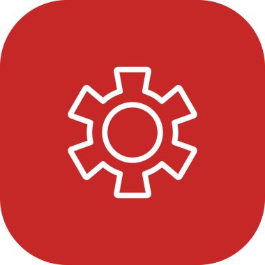 Yuvarlak Köşe Simgeyi Beyaz Arkaplan ile Yapılandır