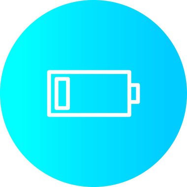 Beyaz Arkaplan ile Gradyan Çemberi Savaşçısı Düşük Simge Simgesi