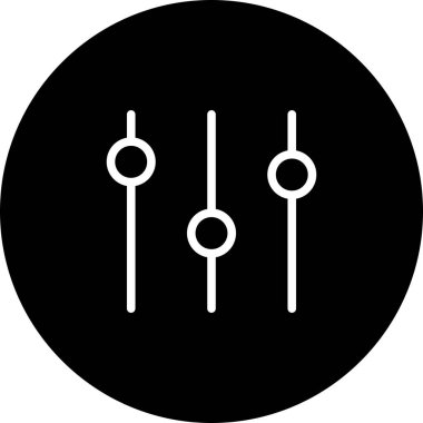 Beyaz Arkaplan Siyah Çember Cilt Çubuğu Simgesi