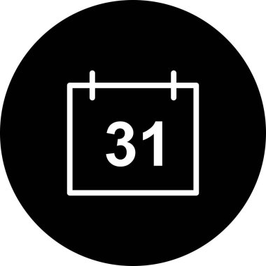 Beyaz Arkaplan ile Siyah Çember Kolaylaştırıcı Simgesi