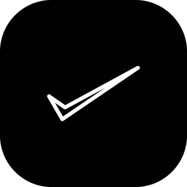 Rund kantad svart bock ikon med vit bakgrund — Stock vektor